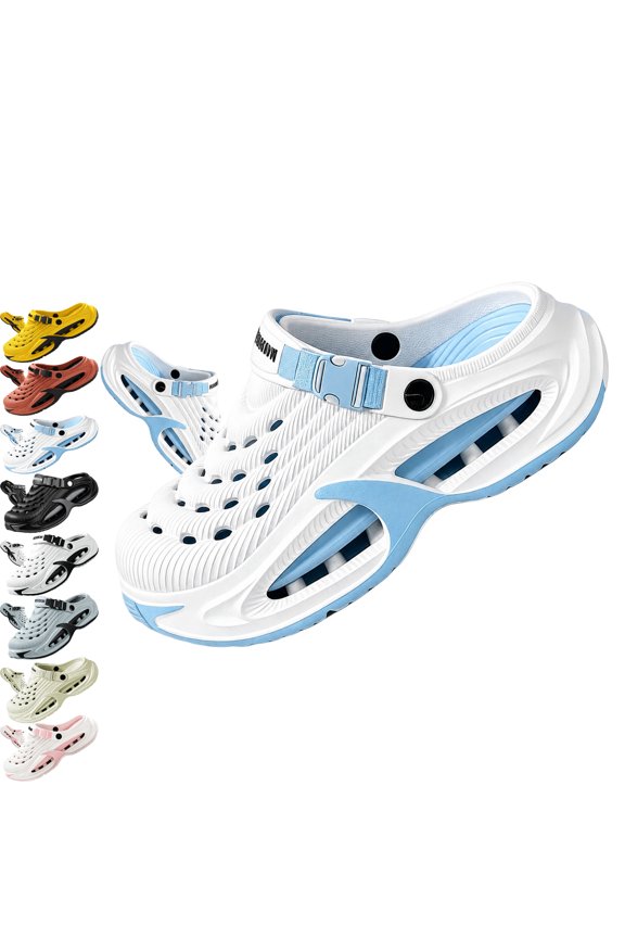 Non Slip Summer Sneakers for Men & Woman, 3D Performance Cloud Clogs, Arch Support EVA Clogs, Quick Drying Non-Slip Garden Clogs, Comfortable Cushion Platform Beach Sandals Outdoor Water Shoes