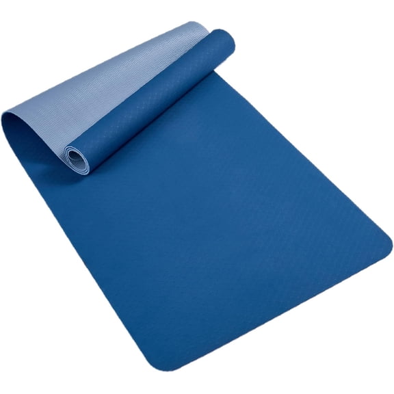 Non-Slip TPE Yoga Mat for Women & Men, 72"x24" Extra-Long Pilates Mats for Hot Yoga, HIIT, Floor Workouts, Lightweight Fitness Mat with Dual Grip