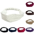 thumbnail image 1 of Non Slip Thick Sweat Headbands for Women Yoga Running Workout Boho Hair Wrap, 1 of 7