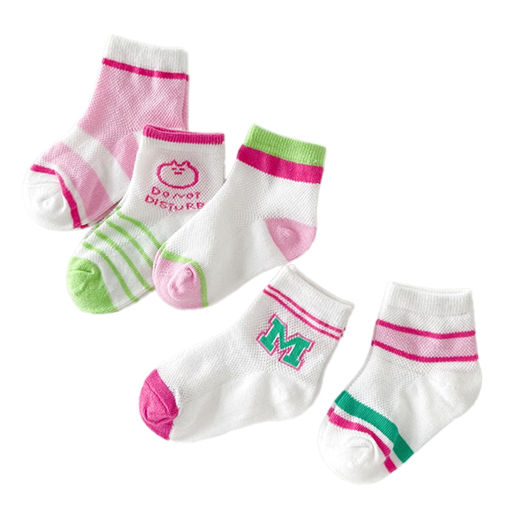 NonSlip Toddler Ankle Socks with Grips Low Cut Socks for Baby Girls and Boys with Grippers