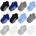 thumbnail image 1 of Non-Slip Toddler Socks 12 Pairs - Infant Baby Kids Grip Socks for Boys Girls, Anti-Skid Ankle for 0-7 Year Children, 1 of 5