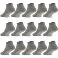 thumbnail image 1 of Non Slip Toddler Socks 15 Pairs Anti Skid Toddler Ankle Socks Non Skid Low Cut Socks for 1-7 Years Boys Girls, 1 of 5