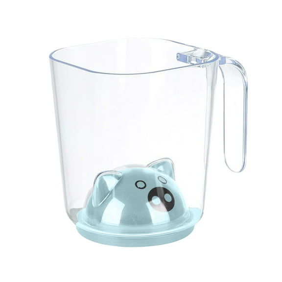 Non-Slip Toothbrush Holder with Weighted Base Bathroom Counter Organizer Plastic Toothpaste Cup Travel Bathroom Accessory for Sink