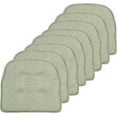 thumbnail image 1 of Non-Slip Tufted Chair Cushions for Dining Room, Kitchen and Office Use, U-Shaped Skid-Proof Seat Pad, 15x16 Inches, 8 Pack, Celadon, 1 of 6