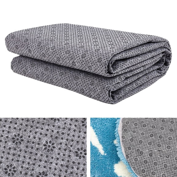 Non-Slip Tufting Cloth Thick Rug Backing Fabric Rectangle Gray 1000x1800x1.5mm