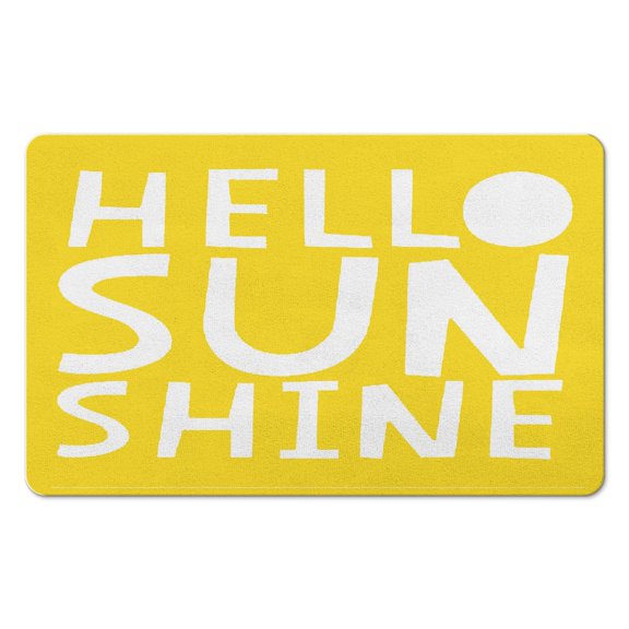 Non-Slip Vintage Sun Bath Mat - Super Soft, Colorful and Cozy, Machine Washable, Perfectly Sized at 20x32 inch, Brings Farmhouse Charm to Your Bathroom's Sink, Tub, Toilet or Door