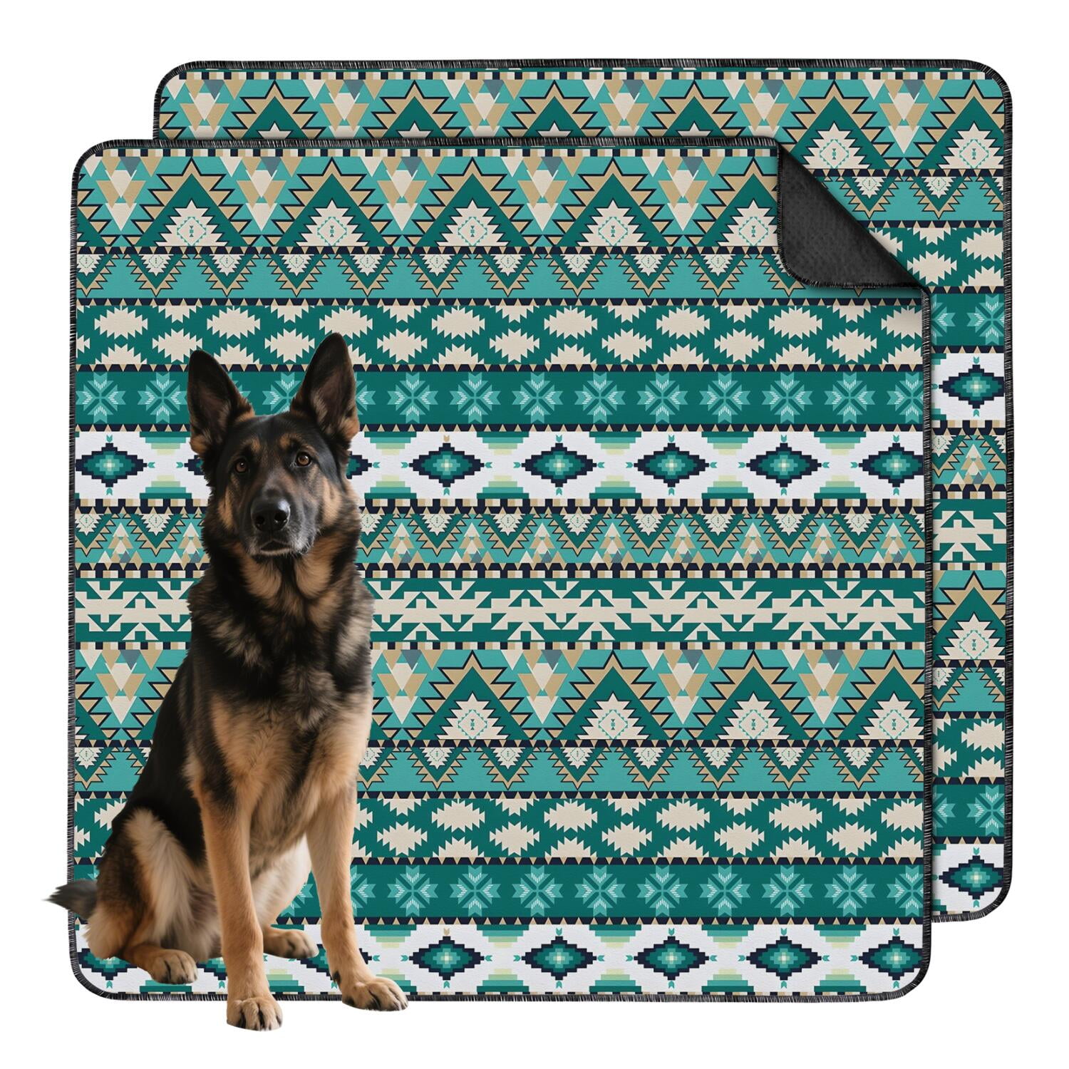 Non-Slip Washable Dog Pee Pads, Large 48x48 Reusable Potty Training Pads, Leak-Proof for Protecting Expensive Flooring and Crate Surfaces from Damage