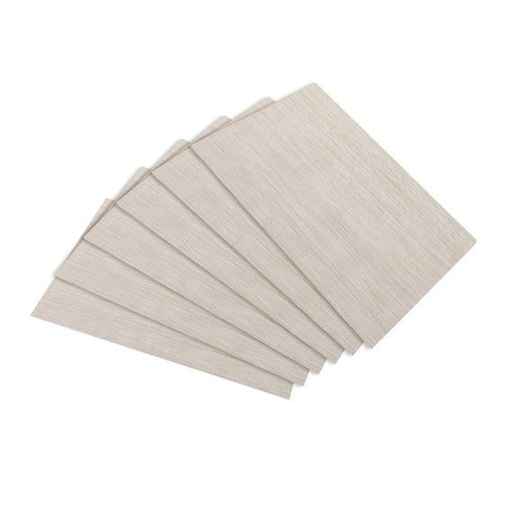 Placemats Set of 6, Stain mats for Kitchen Table Non-Slip Washable PVC Table Mats Woven Placemats