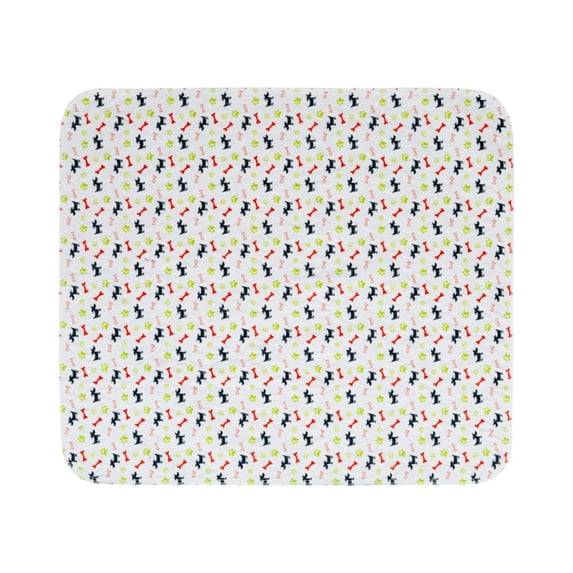 Non-Slip Waterproof Dog Feeding Mat with Bone Pattern, Soft Absorbent Surface for Pet Food and Water Bowls, Easy Clean