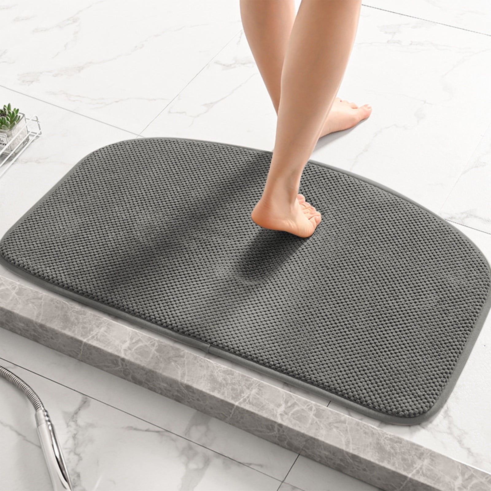 NonSlip Waterproof MachineWashable Rug Indoor/Outdoor Floor Mat for