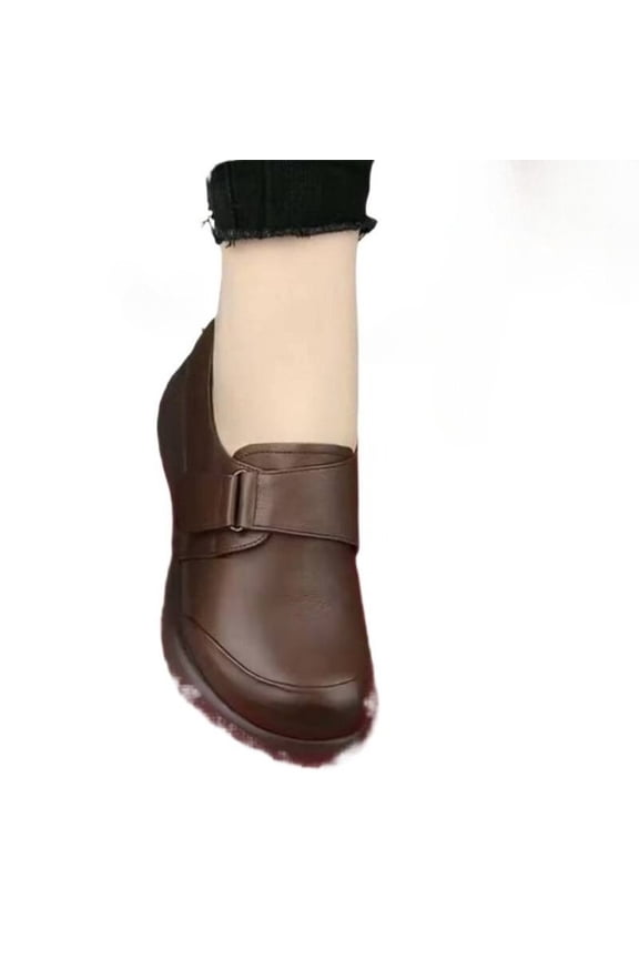 Non-Slip Waterproof Oil-Resistant Leather Work Shoes with Durable Support Sole