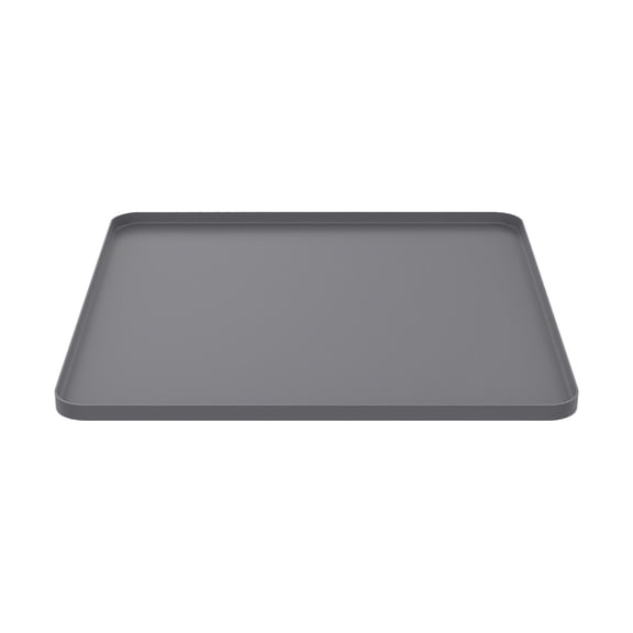 Non-Slip Waterproof Silica Washing Machine Mat | 60x50x1.5cm Laundry Organizer | Black/Gray Storage Mat | Anti-Slip Washer Dryer Pad | 1PC Household Utility Mat
