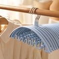 thumbnail image 1 of Non Slip Wide Shoulder Clothes Hangers, Thick Plastic Garment Organizer With Mark Free Grip Design, Sturdy Wardrobe Hangers for Shirts Coats Sweaters Dresses Wet and Dry Clothing Storage, 1 of 8