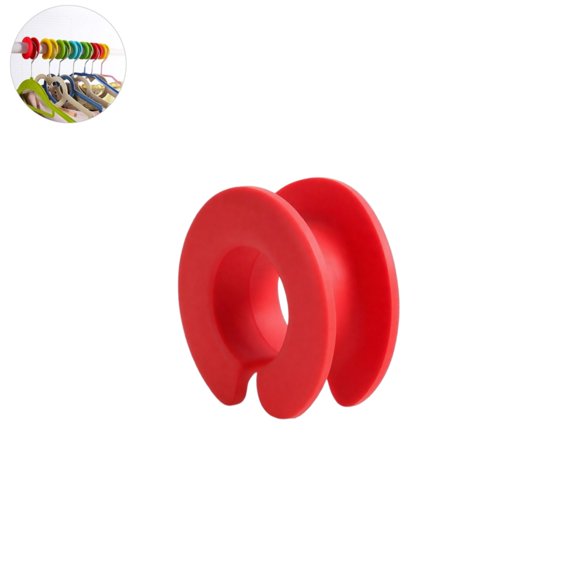 Non-Slip Windproof Clothes Hanger Clips, Round Tube Fixed Buckles for Outdoor Drying Rack