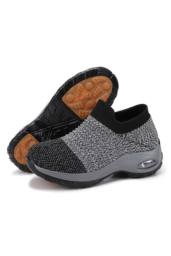 Non Slip Work Shoes Women, Slip On Sneakers Women,Work Shoes Walking Gym Nurse Mesh Casual Fashion Sneakers Comfort Breathable Lightweight