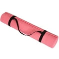 thumbnail image 1 of Non Slip Yoga Mat- Double Sided Comfort Foam, Durable Exercise Mat For Fitness, Pilates and Workout With Carrying Strap By Wakeman Fitness (Pink), 1 of 6