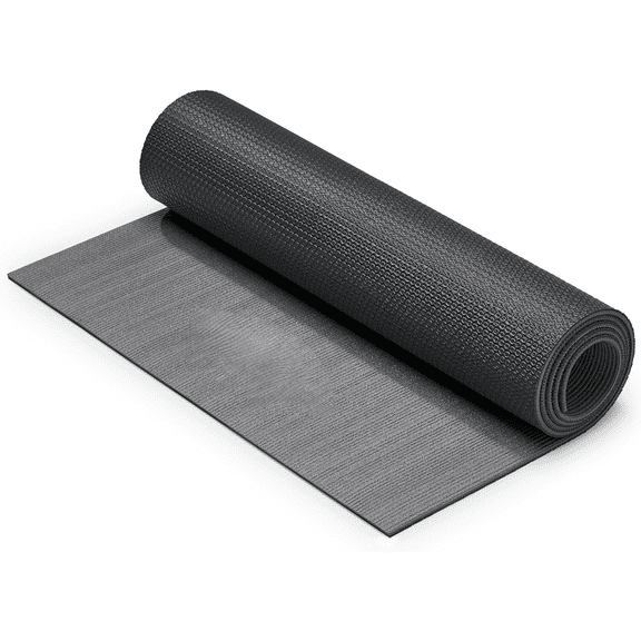 Non-Slip Yoga Mat Durable, Anti-Tear, Lightweight, Cushioned Support for Yoga, Pilates, Stretching Exercises, Meditation and Floor Workouts | Multiple Sizes & Colors- Premium Grey