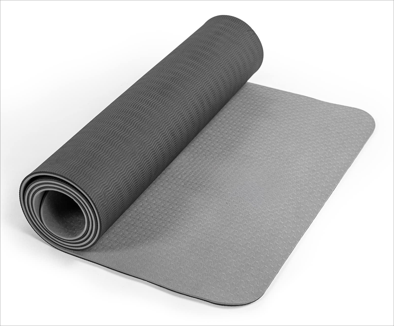 Non-Slip Yoga Mat – Eco Friendly Anti-Tear Pilates Mat, 1/4” Thick Exercise Mat for Women with Carrying Sling & Storage Bag