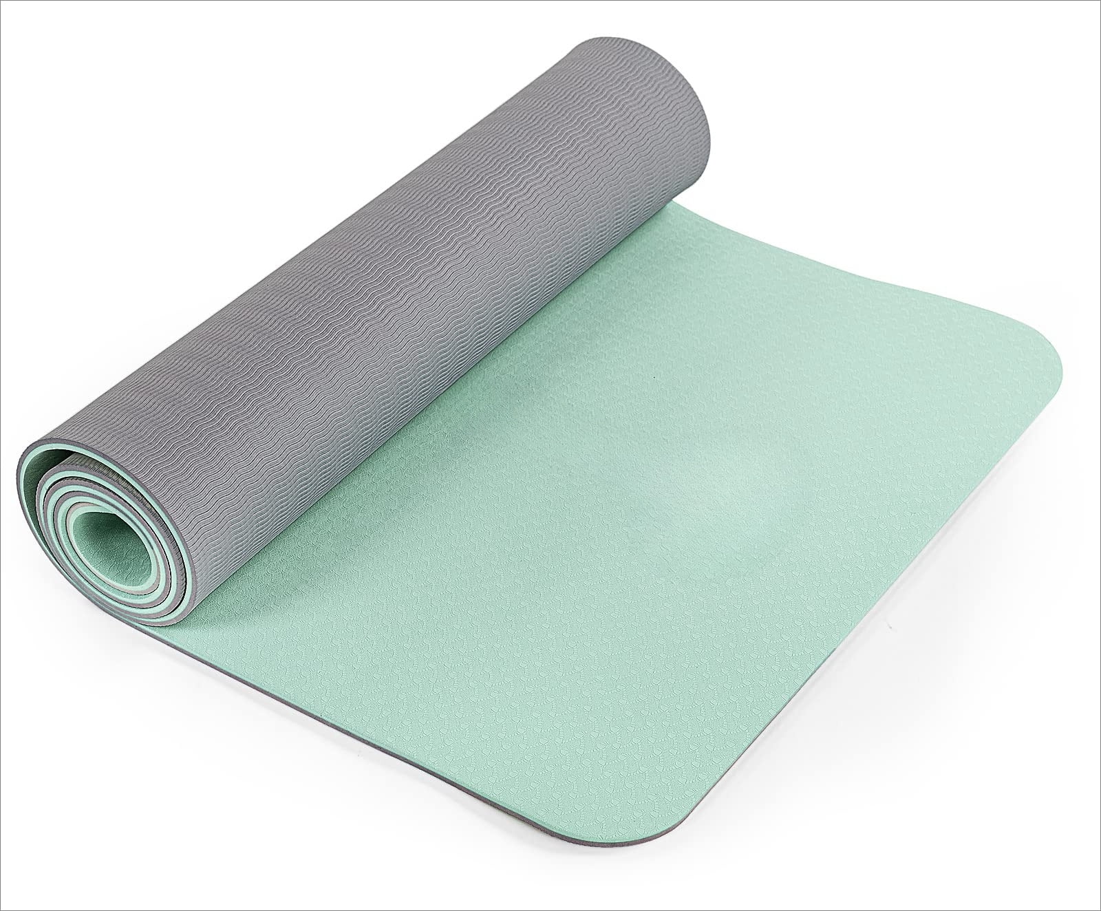 Non-Slip Yoga Mat – Eco Friendly Anti-Tear Pilates Mat, 1/4” Thick Exercise Mat for Women with Carrying Sling & Storage Bag
