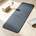 thumbnail image 1 of Non Slip Yoga Mat with Ridged Surface Thick Shock Absorbing Workout Mat for Pilates Stretching Fitness Home Gym 23.62"L x 9.84"W, 1 of 3