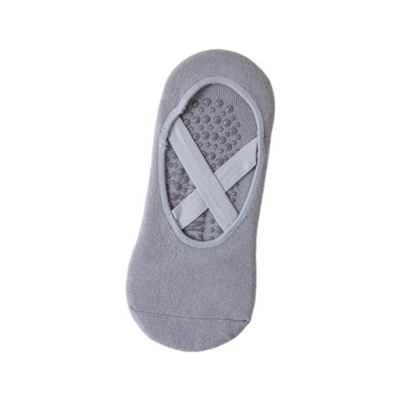 Non Yoga Socks for Women - Grip Pilates Socks with Barefoot Design for Barre, Ballet, Dance and Fitness, One Size Anti-Skid Sport Socks