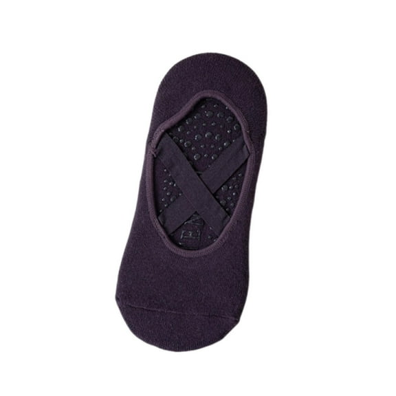 Non Yoga Socks for Women - Grip Pilates Socks with Barefoot Design for Barre, Ballet, Dance and Fitness, One Size Anti-Skid Sport Socks