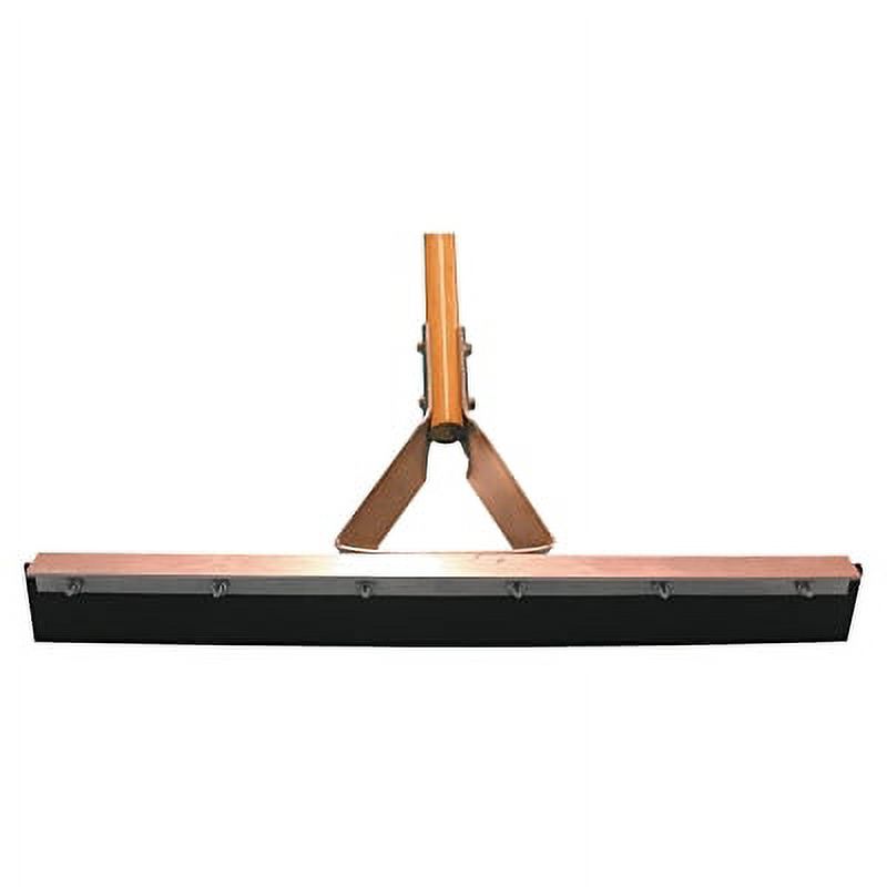 NonSparking Floor and Driveway Squeegee, Straight with Tapered Handle