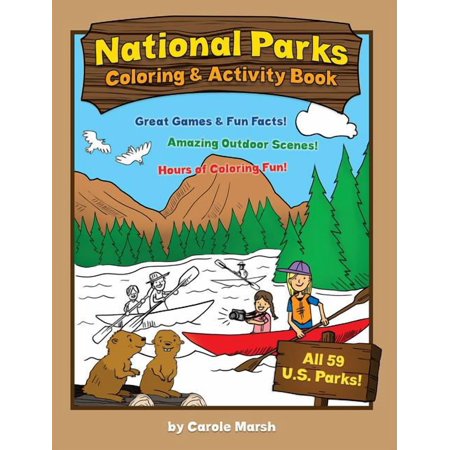 Non-State America's National Parks Coloring and Activity Book, (Paperback)