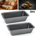 thumbnail image 1 of Non-Stick 6 Inch Small Bread Loaf Pans Set Of 2 Cake Dessert Baking Pan Mould, 1 of 9