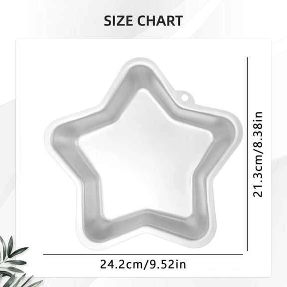 Non Stick Aluminum Cake Pan Star Shape For Baking