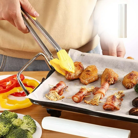 Non Stick Baking Oil Paper Roll | Oven & Grill Parchment Sheet White 30cm x 1000cm | Food Grade Heat Resistant Kitchen Liner for Biscuits, BBQ, Pastries, Easy Release