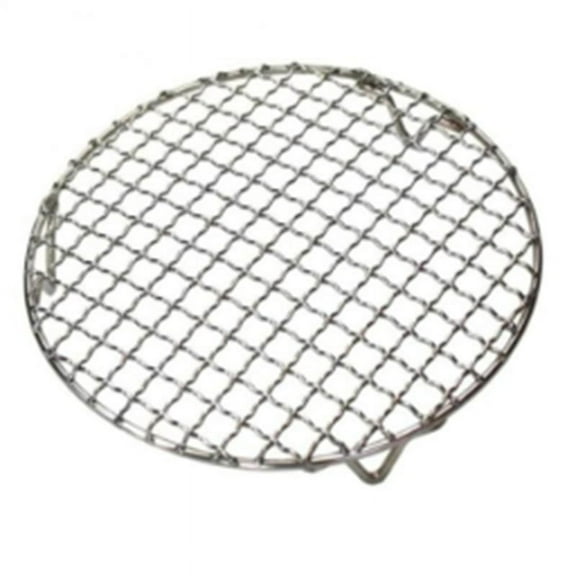Non Stick Bbq Mesh with Legs Round Barbecue Mesh Cooking Tools Stainless Steel Baking Net Grilling Mat Barbecue Grate