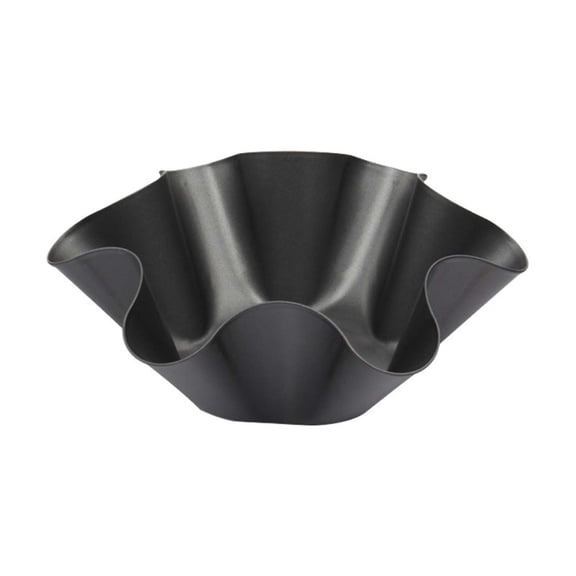Non-Stick Carbon Steel Flower-Shaped Baking Pan, Creative Tortilla Shell Baking Bowl, Heat-Resistant Decorative Pastry Mold for Healthy Kitchen Cooking