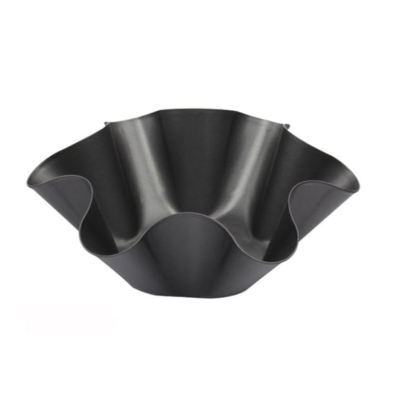 Non Stick Carbon Steel Tortilla Pan Decorative Flower Shaped Tortilla Shell Pans Moulds for Versatile Baking Needs