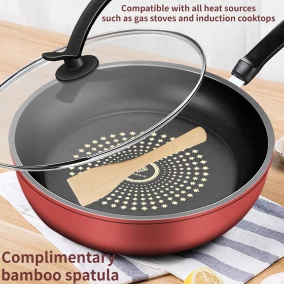 [Non-Stick Cast Iron Skillet] 11.02-Inch Cast Iron Frying Pan - Dishwasher Safe, Pans For Cooking Induction Compatible - Lightweight & Smoke-Free For Healthy Cooking (Eggs, Steak, Pancakes)