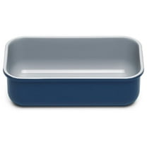 Non-Stick Ceramic 1 lb Loaf Pan - Naturally Slick Ceramic Coating - Non-Toxic, & Free - Perfect for Pound Cakes, Breads, & More - Navy