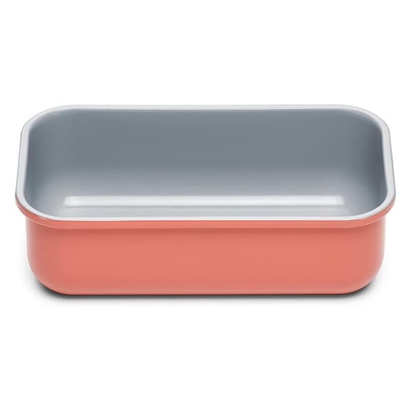 Non-Stick Ceramic 1 lb Loaf Pan - Naturally Slick Ceramic Coating - Non-Toxic, & Free - Perfect for Pound Cakes, Breads, & More - Perracotta
