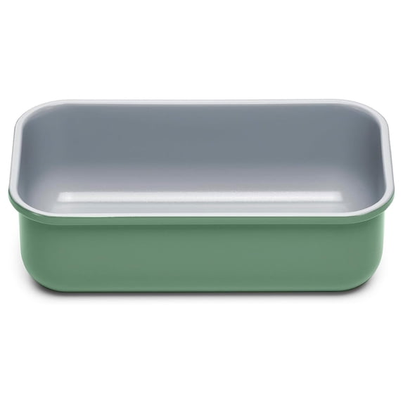 Non-Stick Ceramic 1 lb Loaf Pan - Naturally Slick Ceramic Coating - Non-Toxic, & Free - Perfect for Pound Cakes, Breads, & More - Sage