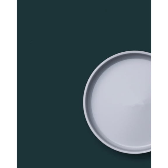 Non-Stick Ceramic 9 Circle Pan - Slick Ceramic Coating - Perfect for Birthday Cakes, Tartes, & More - White
