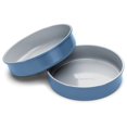 NonStick Ceramic 9” Circle Pans Naturally Slick Ceramic Coating