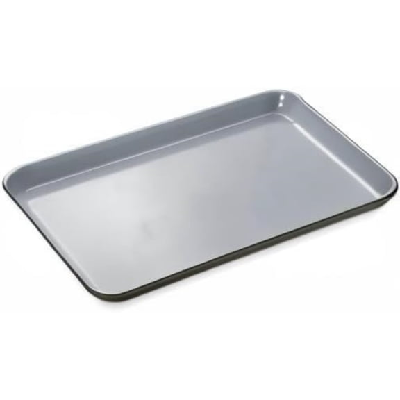 Non-Stick Ceramic Baking Sheet - Naturally Slick Ceramic Coating - - Perfect for Baking, Roasting, and More - Medium (15" x 10") - Black