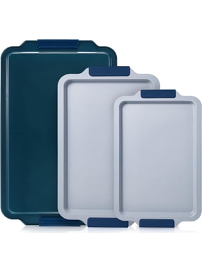 Viking 3-Piece Nonstick Baking Sheet Set - 13", 15", & 18" Aluminized Steel Pans, Oven Safe To 475°F 4 thumbnail image