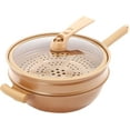 thumbnail image 1 of Micro Pressure Multifunctional Non-Stick Clay Pot Micro Pressure Cooker with Steamer Basket for Stir-frying Steaming Stewing, 1 of 13