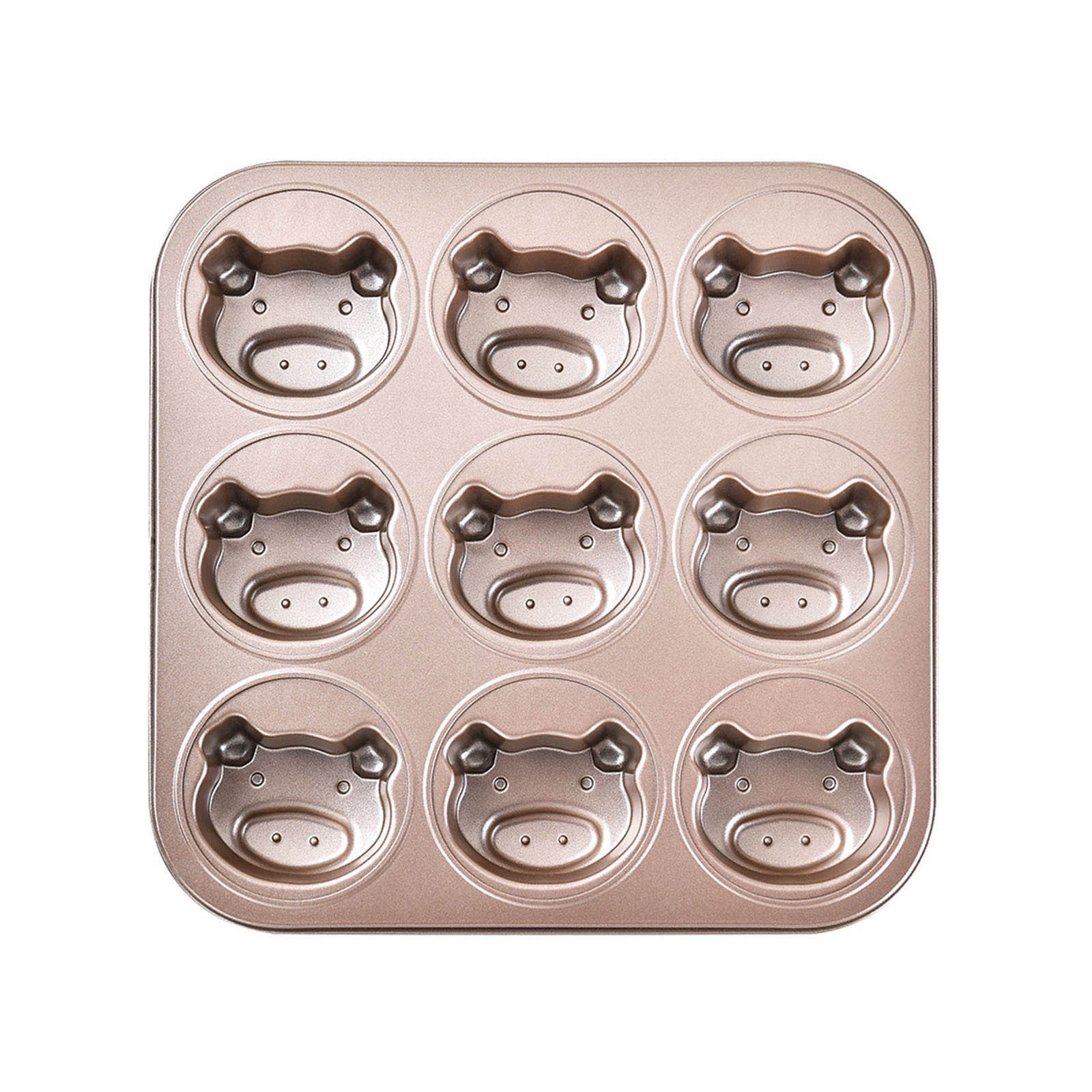 Non Stick Coating 9Piece Cake Cake Baking Pan Household DIY Baking