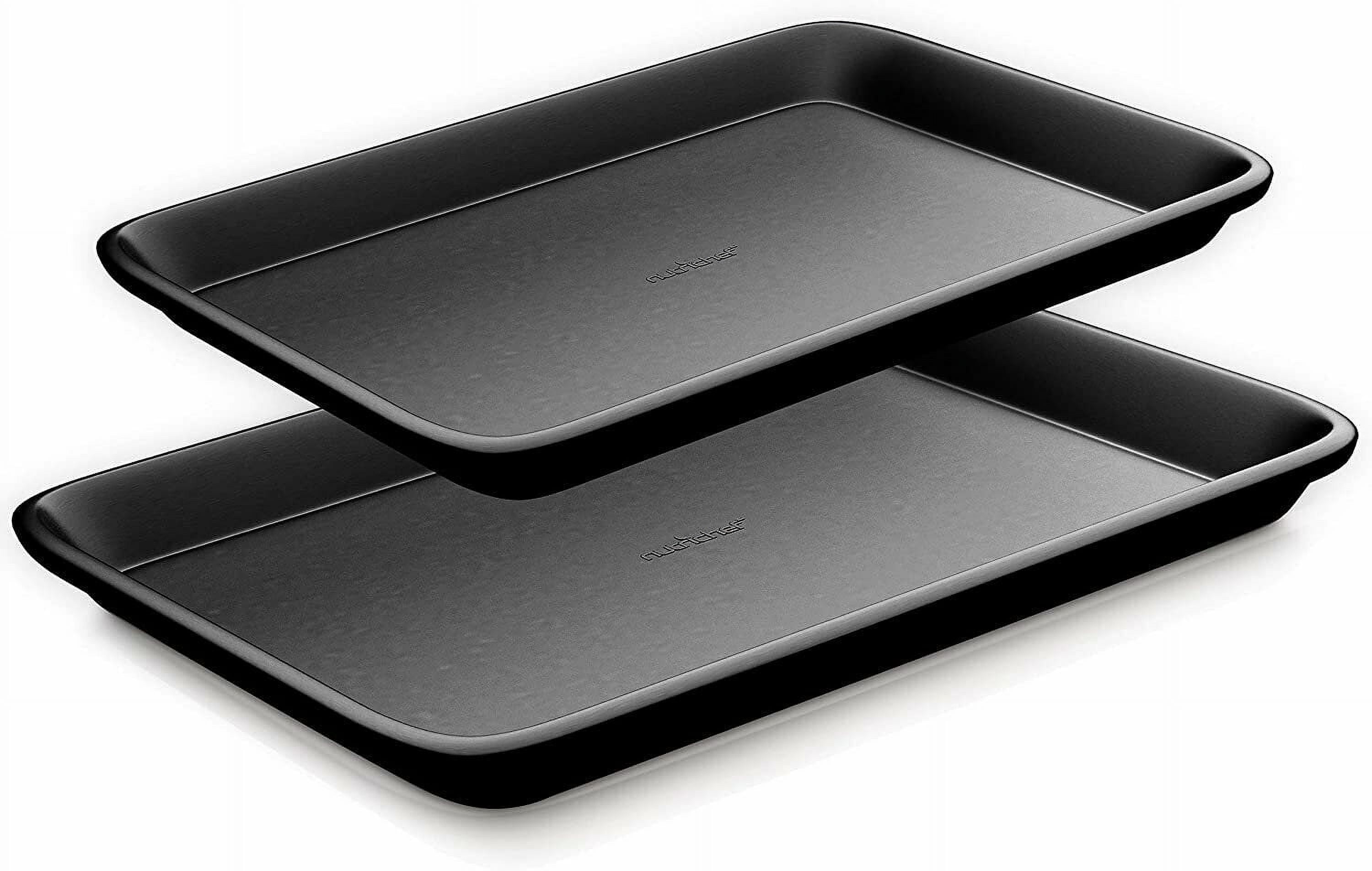 Black Non-Stick Carbon Steel Cookie Sheet Set