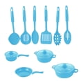 thumbnail image 1 of Non Stick Cookware Set, 13 Piece Kitchen Pot and Pan Set for Frying Soup Milk Cooking, Easy Clean Stainless Steel with Lid and Spatula, Durable Iron Material for Home Use, 1 of 5