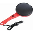 thumbnail image 1 of Non-Stick Electric Crepes Pan - 8" Portable Versatility Griddle & Crepe Maker, Automatic Temperature Control One-Button Switch, Make Tacos, Burritos, Crepes, In 20 Seconds (Black Pan (US)), 1 of 10