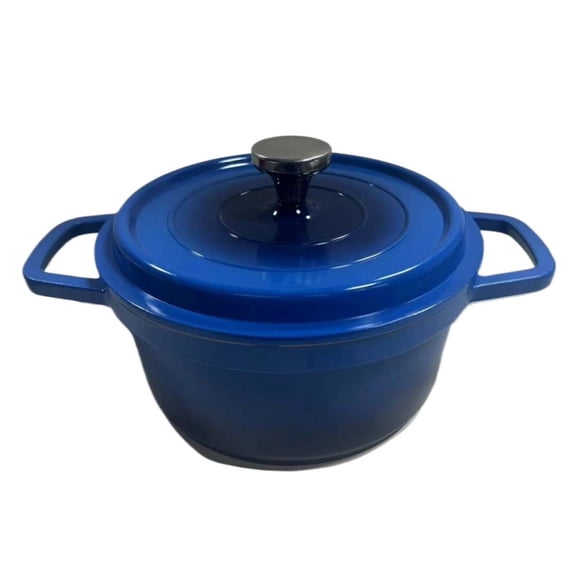 Non-Stick Enamel Dutch Oven Pot with Lid, Lightweight Ceramic Coated Stockpot for Soup, Stew, All Stovetops