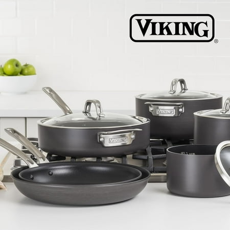 Nonstick Frying Pan 8 Inch Hard Anodized Cookware Gray Induction Compatible