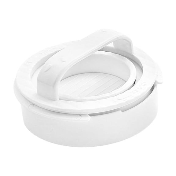 Non-Stick Hamburger Patty Maker Heavy Duty Meat Smasher Mold For Stuffed Burgers Sliders BBQ Grilling White